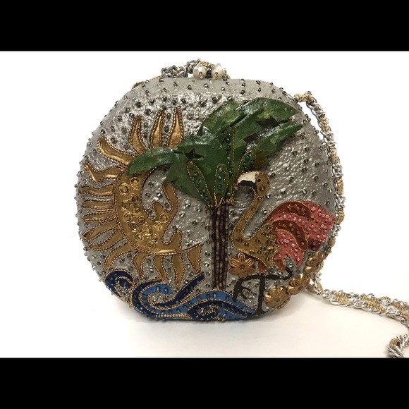 Mary Frances Handbags - Vintage Mary Frances Flamingo Purse